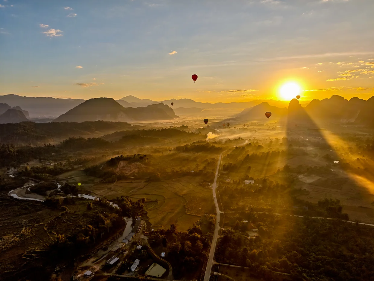 Vang Vieng Balloon Ride