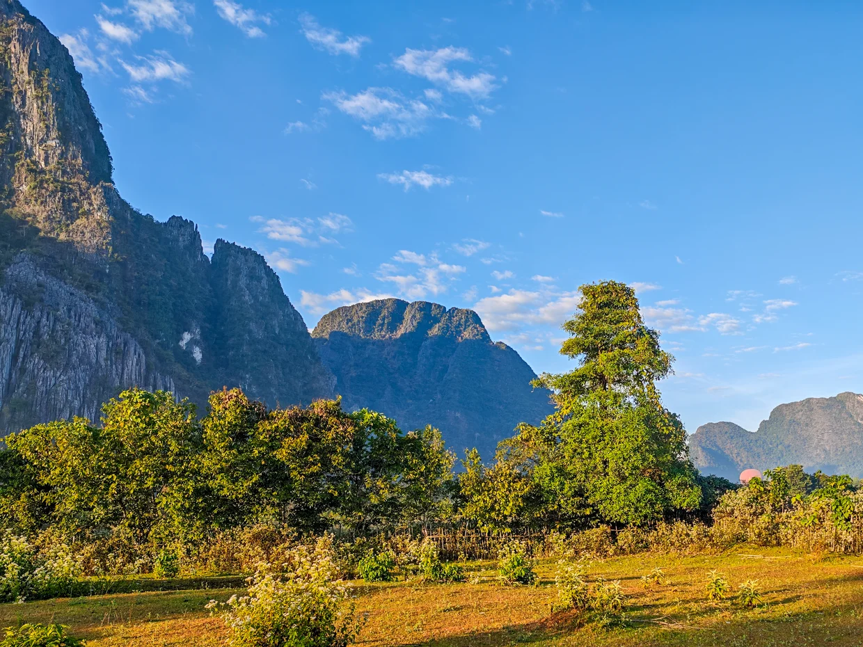 Vang Vieng road conditions