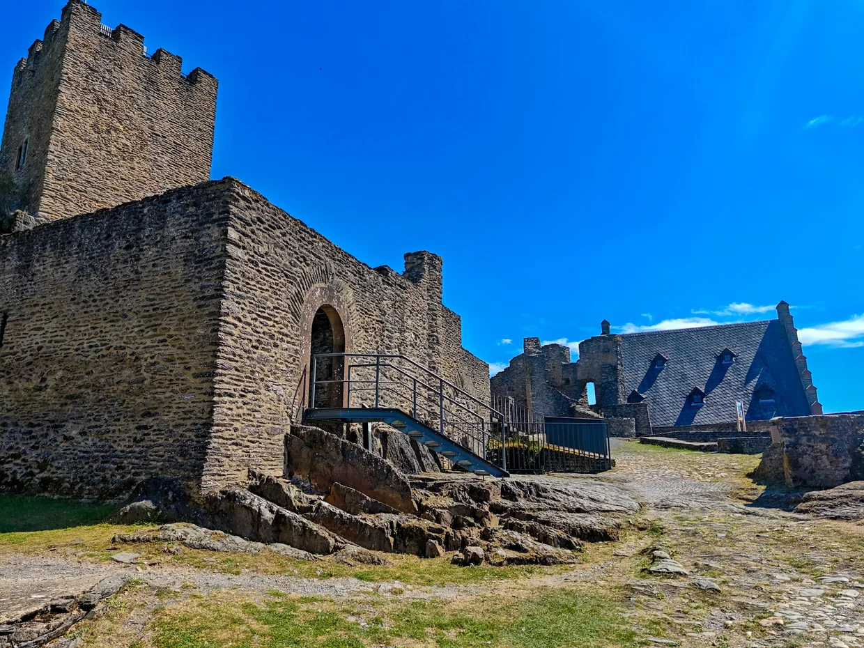 Bourscheid Castle walls