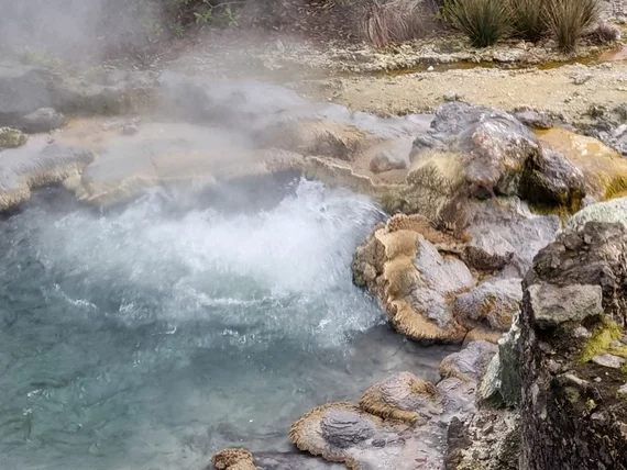 Geothermal hot spring in Furnas