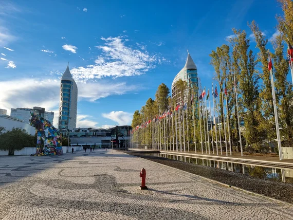 Lisbon's modern Parque das Nações district