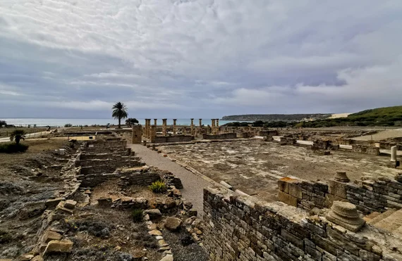 Baelo Claudia with ocean view
