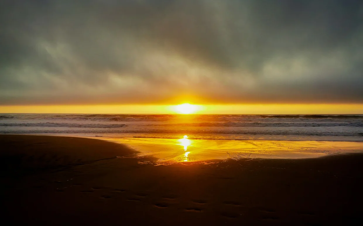 Sunset over the Atlantic