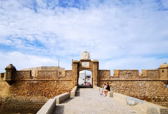 Fortress entrance in Cádiz