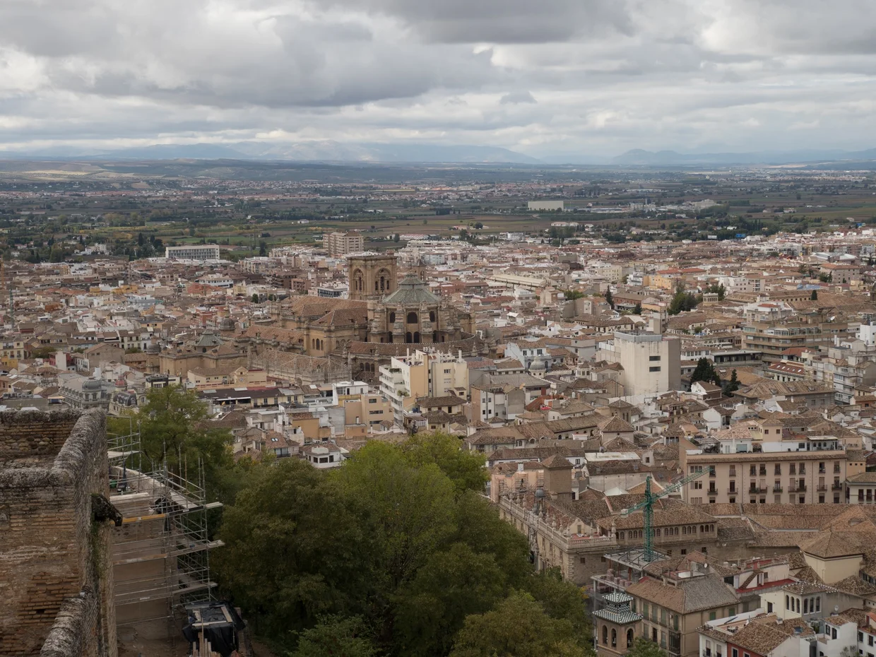 Granada cityscape from above