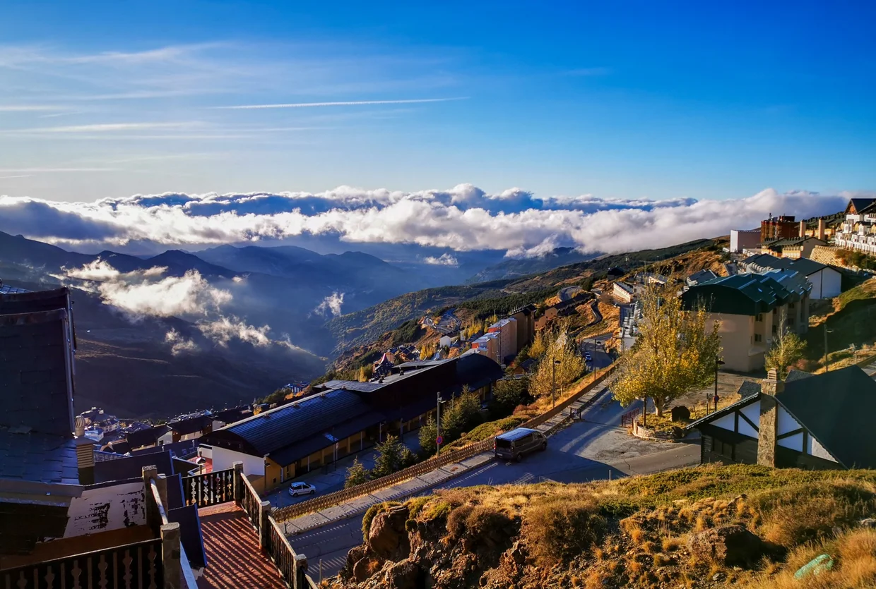 Above the clouds in the Sierra Nevada