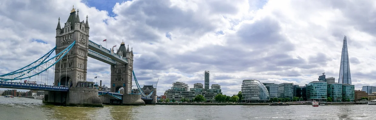 Tower Bridge with The Shard rising behind